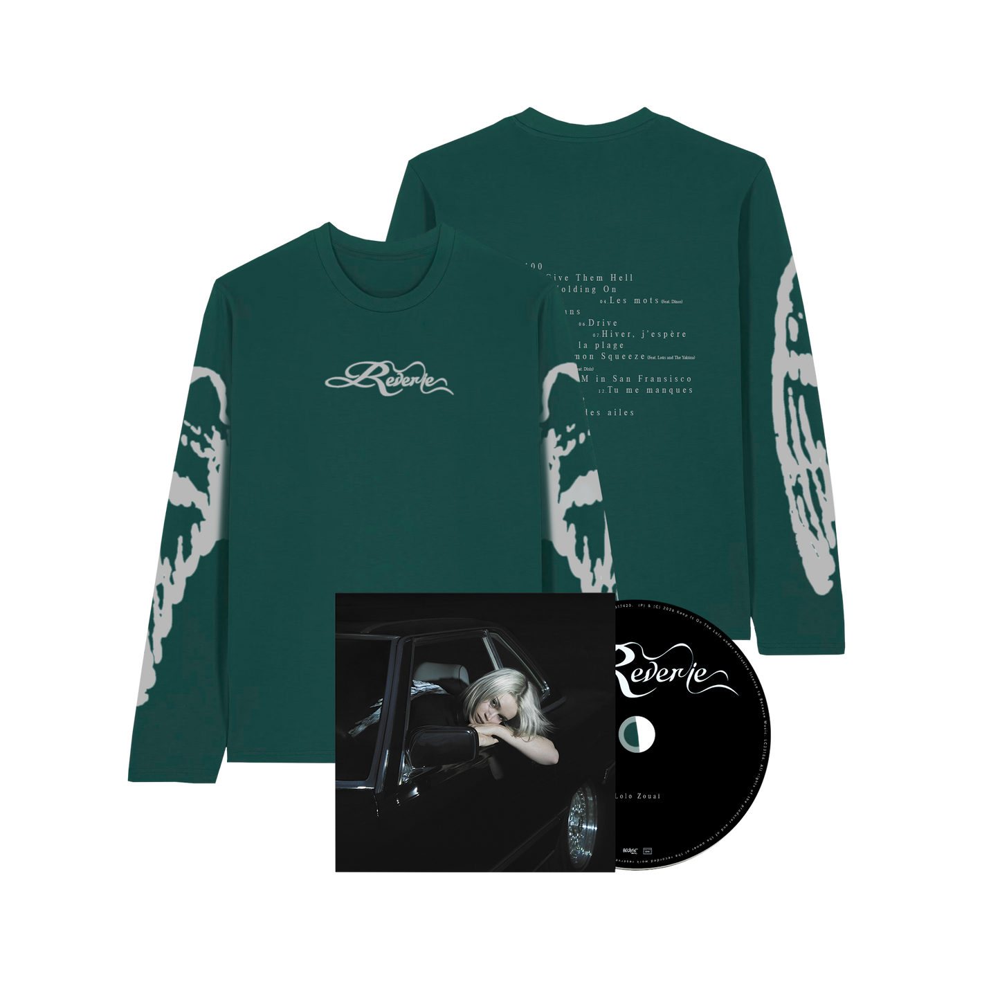 Reverie CD + Angel long sleeve bundle